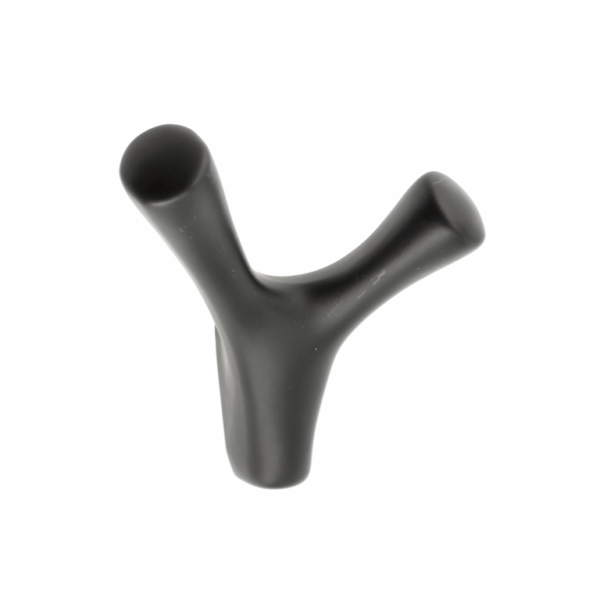 Portabito per Appenderia da Parete modello Torna Doppio mm.71x47x81h Nero Opaco Ral 9005 | GTV